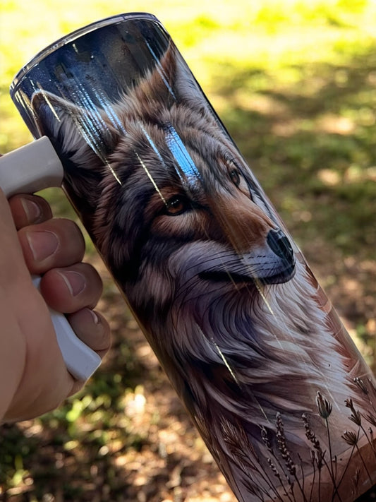 Wolf 20oz Stainless Steel Tumbler with Handle