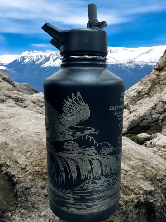 But They That wait Upon The Lord 64oz Thirst Quencher- Engraved