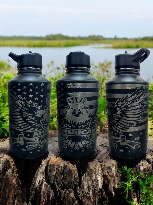 American 64oz Thirst Quencher- Engraved