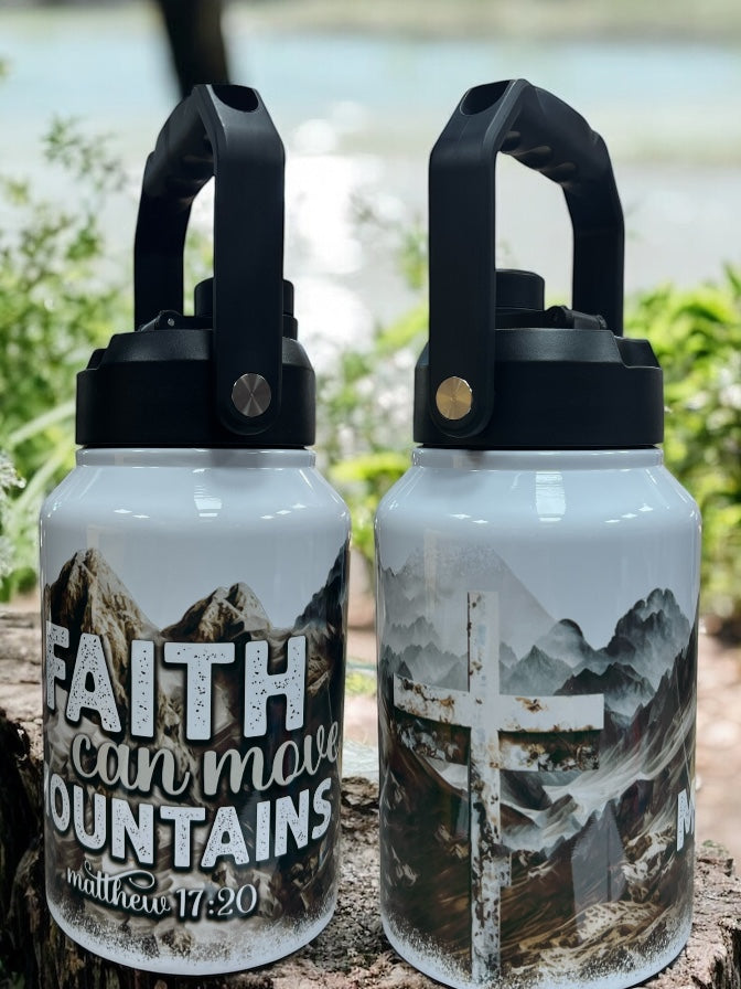 Faith Can Move Mountains 70oz Thirst Quencher