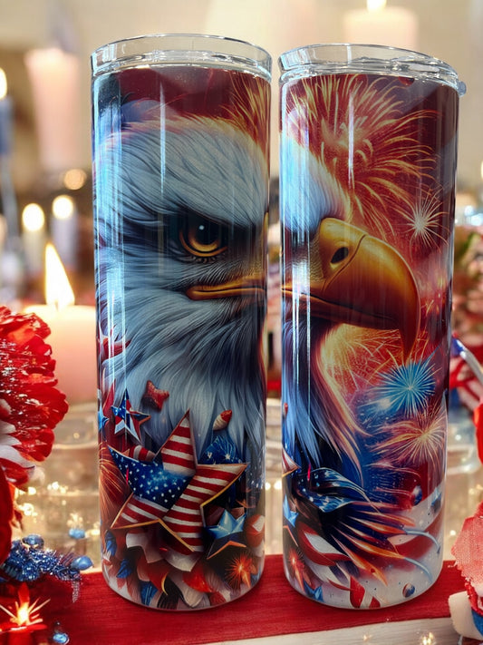 Patriotic Eagle & Flag Tumblers