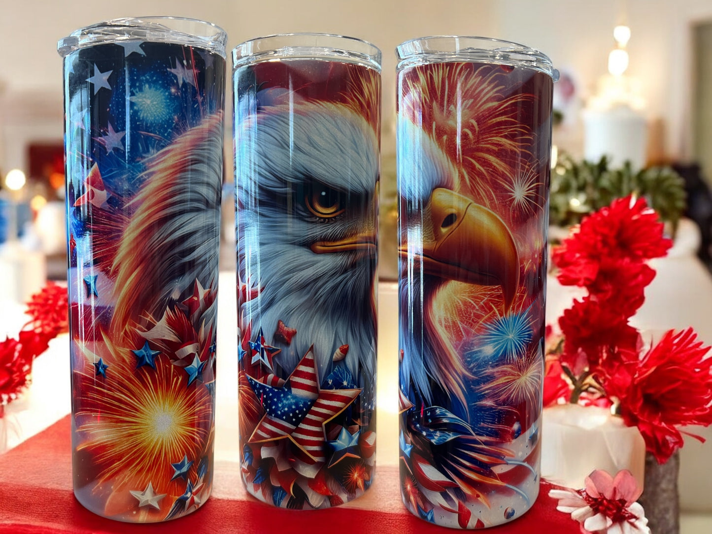 Patriotic Eagle & Flag Tumblers