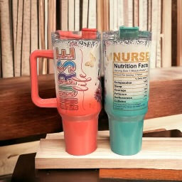 Nurse Life 40oz Stainless Steel 40oz Thirst Quencher Travel Cup Tumblers