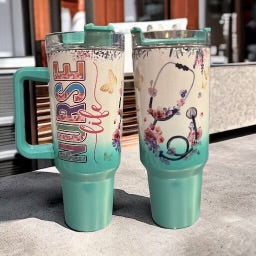 Nurse Life 40oz Stainless Steel 40oz Thirst Quencher Travel Cup Tumblers