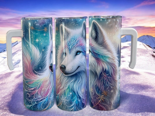 Beautiful Wolf  20oz Stainless Steel Tumbler