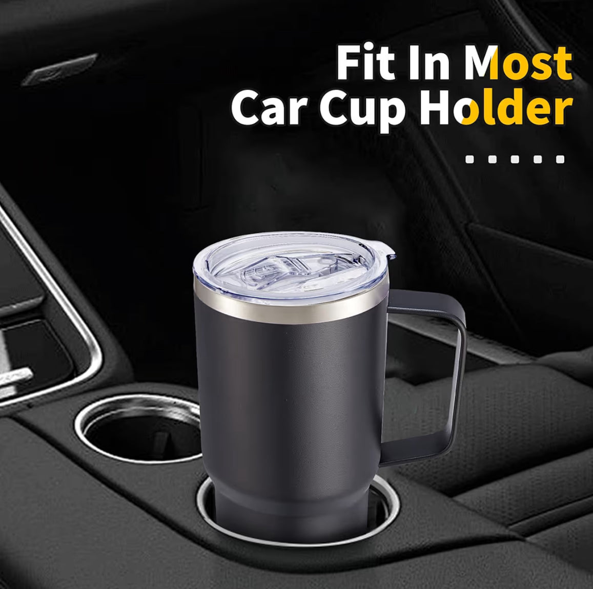 20oz Double-Walled Stainless Steel Travel Mug engraved with: Dad Fuel